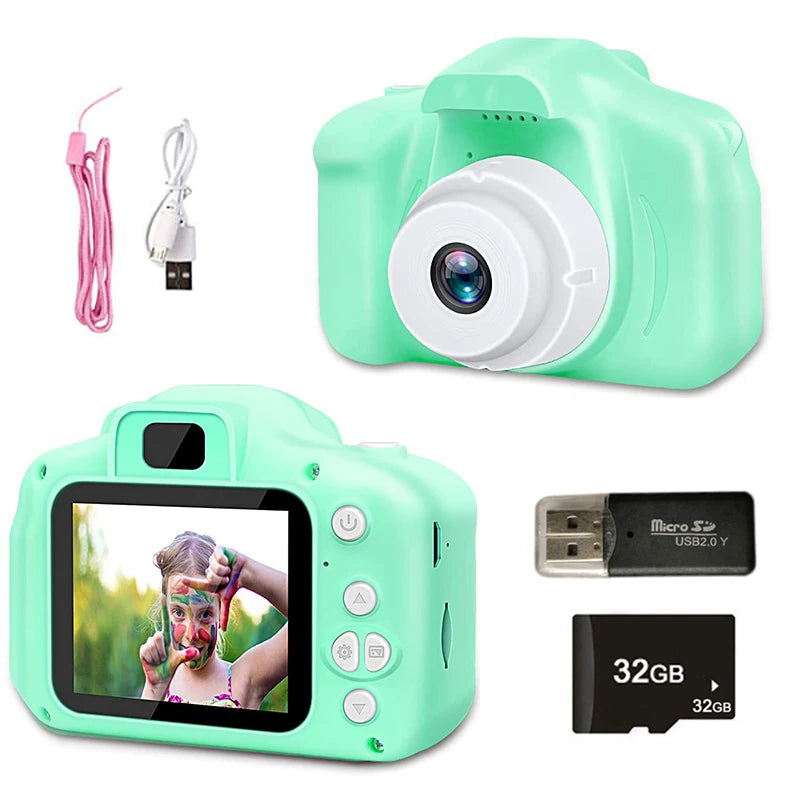 ZK30 Children'S Camera Waterproof 1080P HD Screen Camera Video Toys Kids Cartoon Cute Camera Outdoor Photography Toys