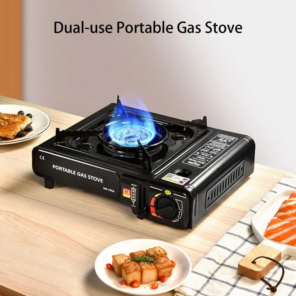 Camping Stove Butane Gas Stove Durable 2900W Butane Gas Burner Stove for Outdoor Camping Bbq Cooking High-Temperature Resistant