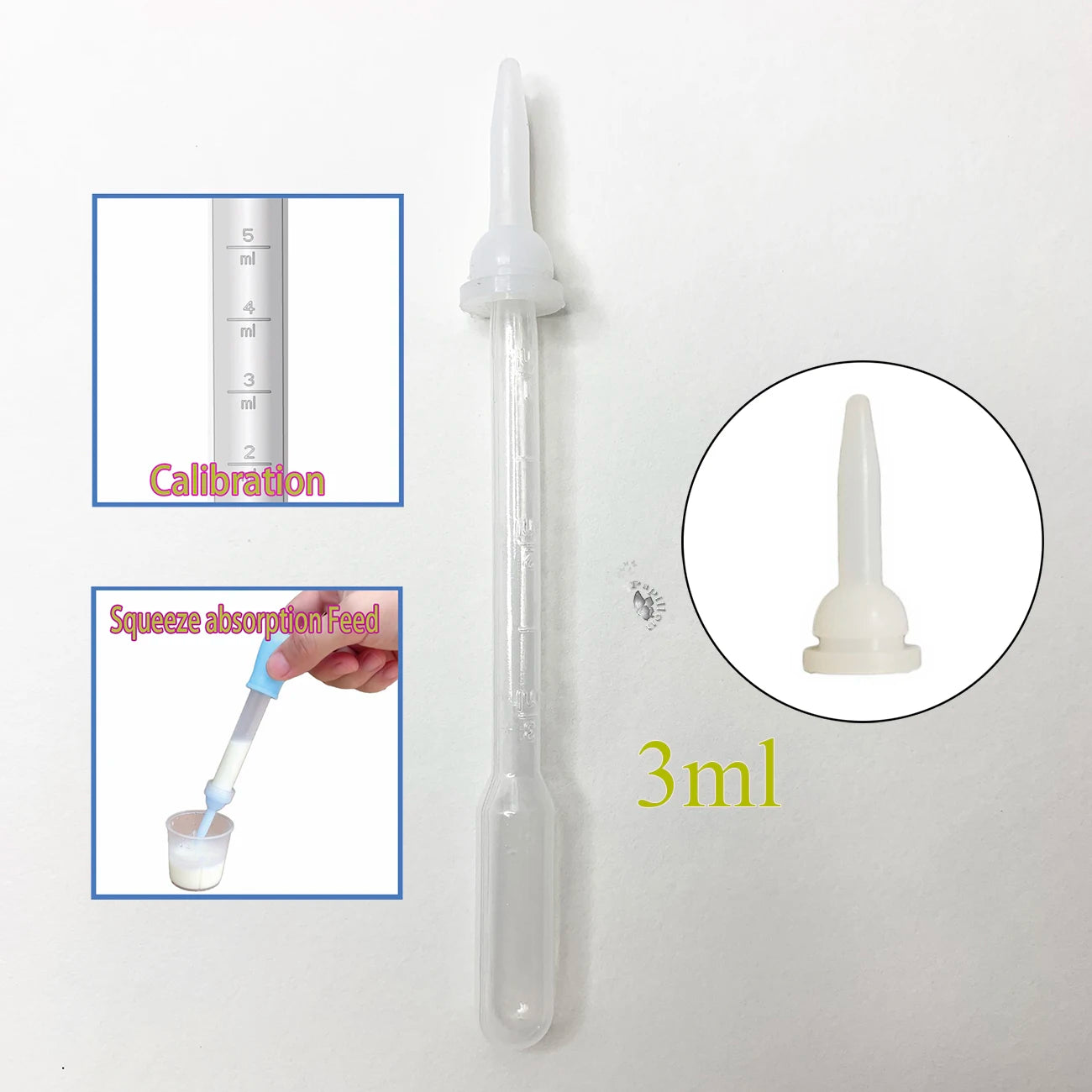 Nursing Feeding Bottle Nipple Brush Kit for Pet Dog Puppy Cat Cat Assessoires 3Ml 5Ml Animal Baby Feeder Pet Products