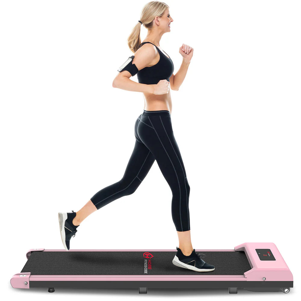 Space Saving Motorised Treadmill Walking Machine with LCD Display