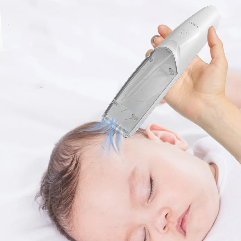 Baby Hair Trimmer USB Eletric Protable Low Noise Baby Care Children Shaver Kids Hair Clipper