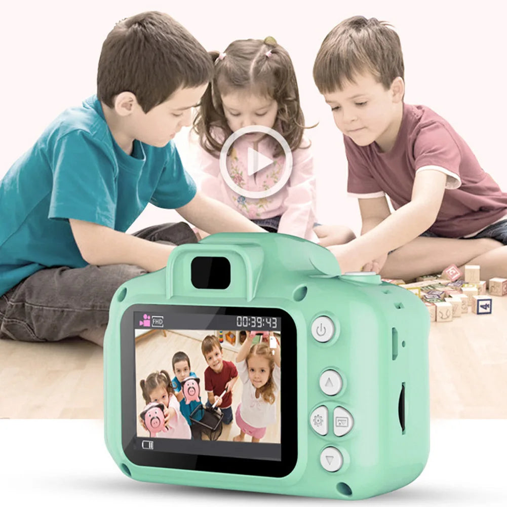 ZK30 Children'S Camera Waterproof 1080P HD Screen Camera Video Toys Kids Cartoon Cute Camera Outdoor Photography Toys