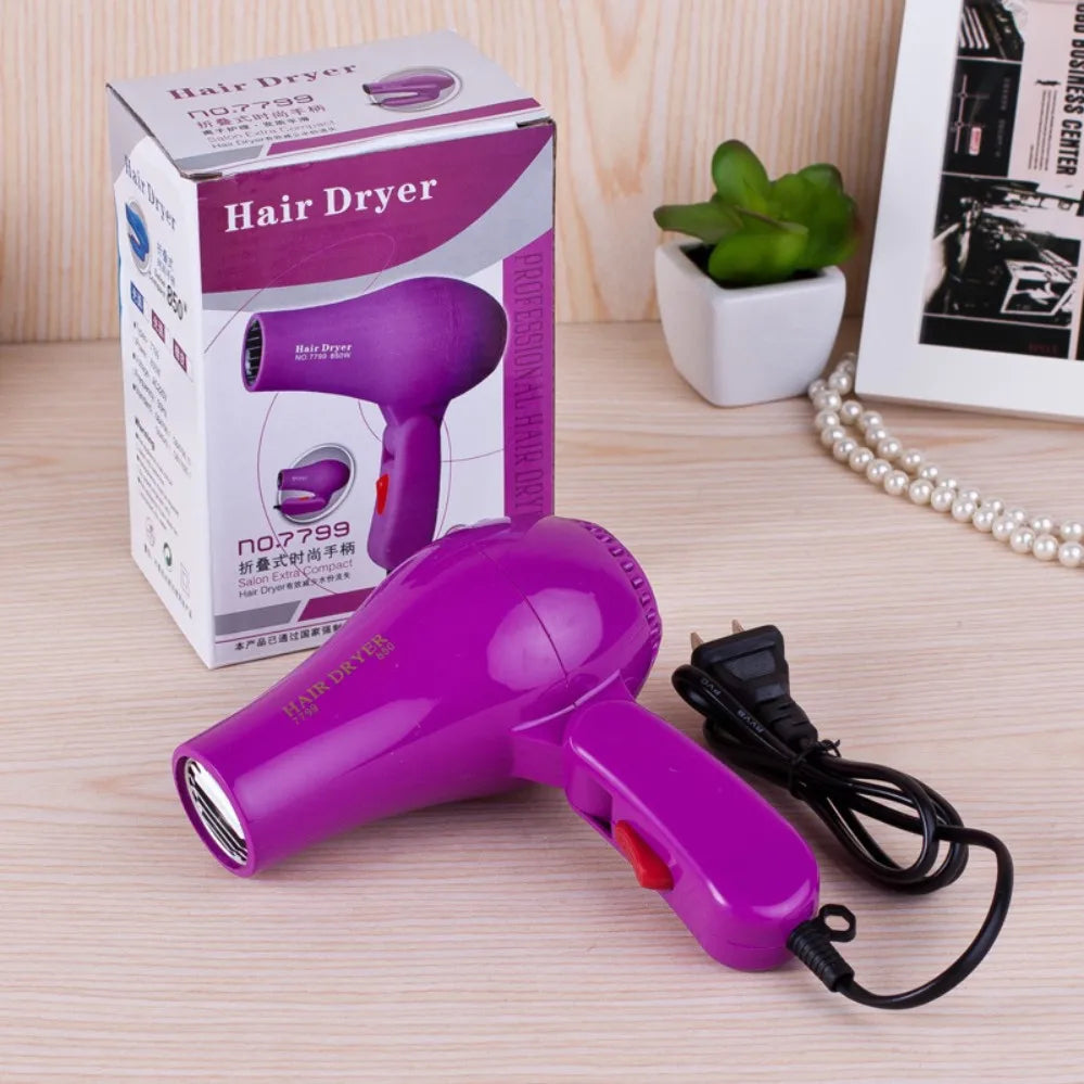 Foldable Traveller Hair Dryer Mini Hair Blow Dryer 850W Traveller Hair Dryer Compact Blower Power