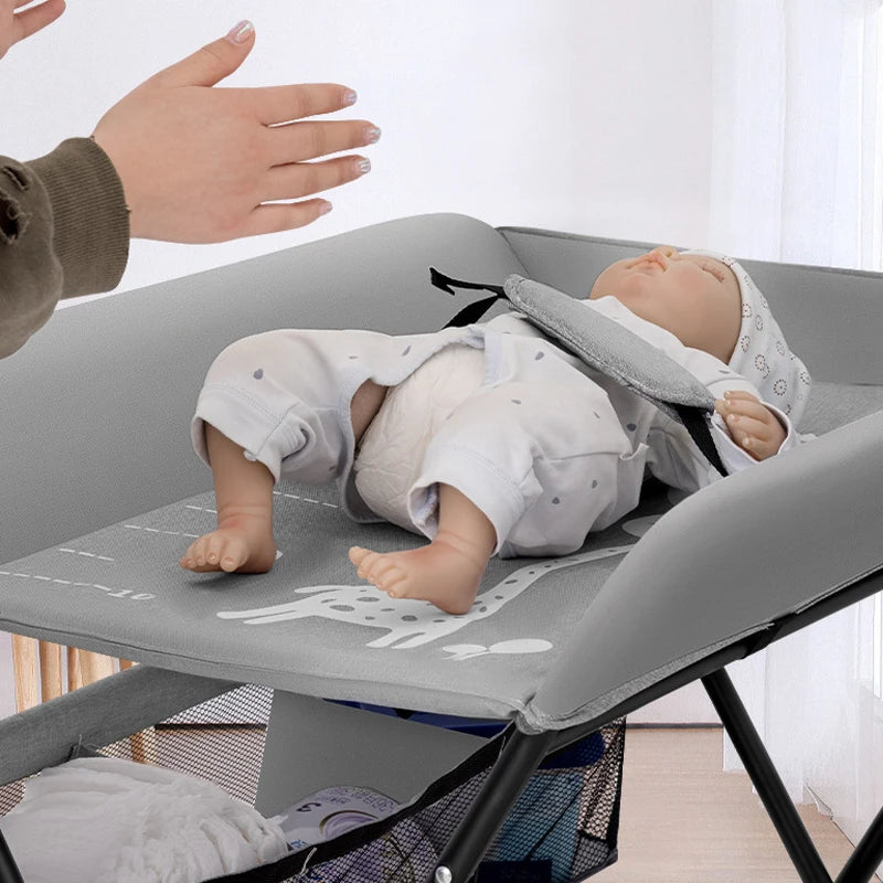 Newborn Baby Change Diaper Table Diaper Changing Table Baby Care Desk Massage Baby Care Table Foldable Changing Case