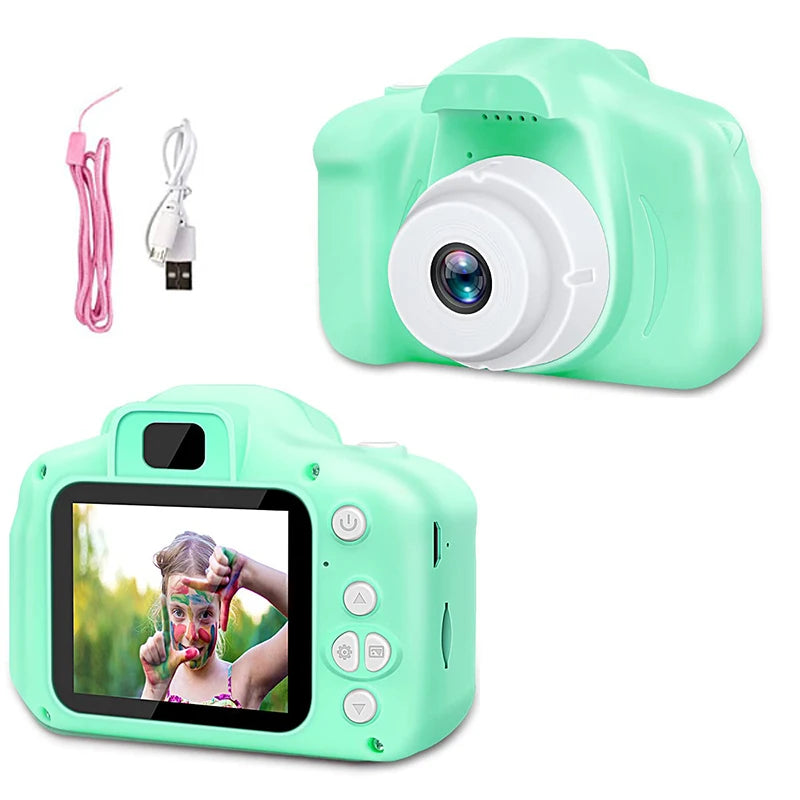 ZK30 Children'S Camera Waterproof 1080P HD Screen Camera Video Toys Kids Cartoon Cute Camera Outdoor Photography Toys