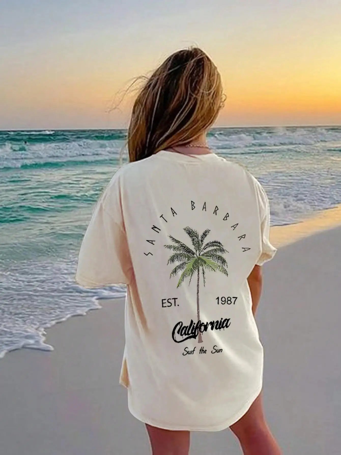 100% Cotton Women T-Shirt Galafonia Coconut Palm Printed Tee Shirt Summer Comfortable Loose Tops Street Fashion Female Clothes