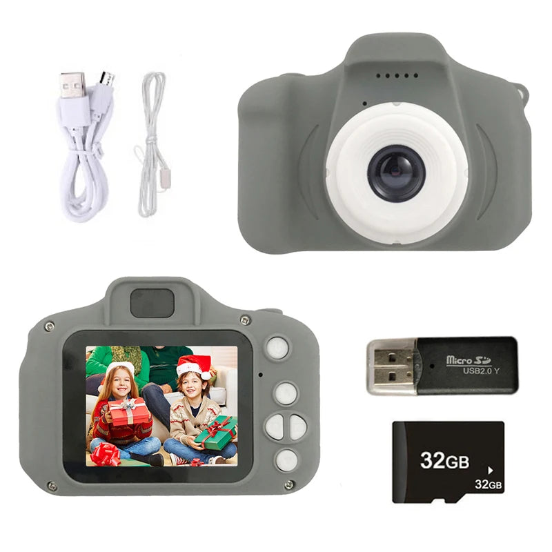 ZK30 Children'S Camera Waterproof 1080P HD Screen Camera Video Toys Kids Cartoon Cute Camera Outdoor Photography Toys