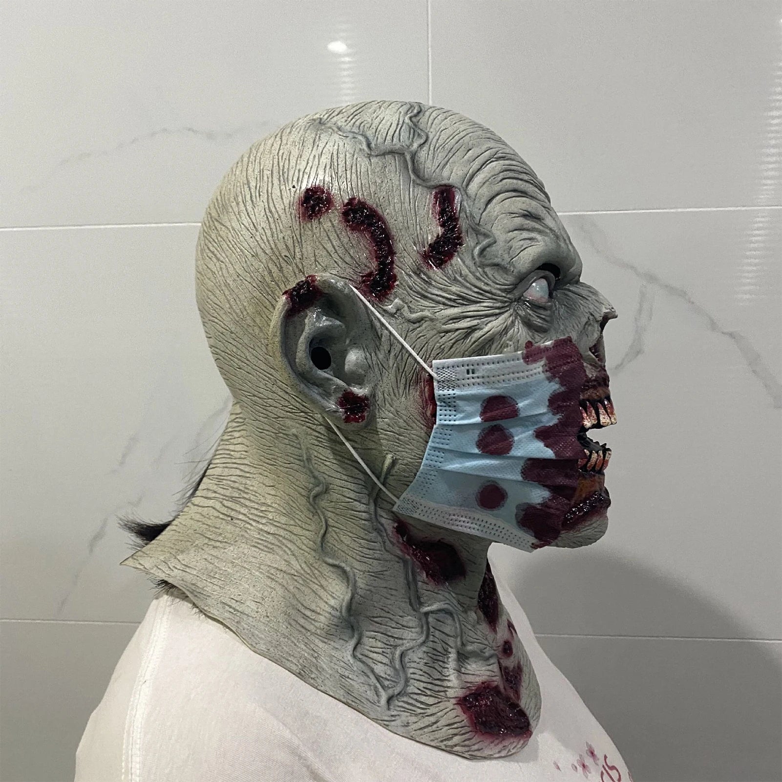 Halloween Zombie Headgear Halloween Horror Zombie Costume Accessories Cosplay Party Costume Accessories for Halloween Masquerade