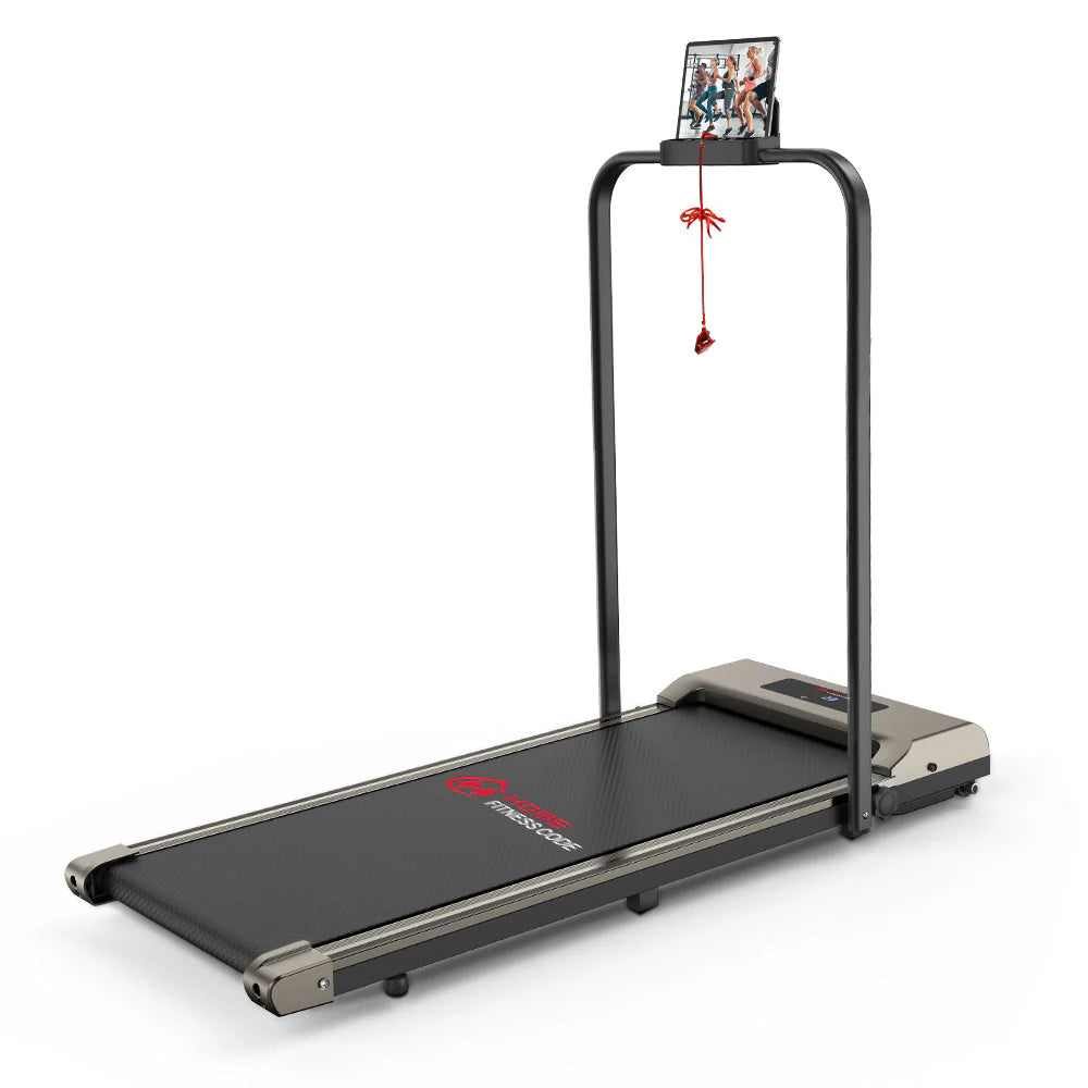 Space Saving Motorised Treadmill Walking Machine with LCD Display