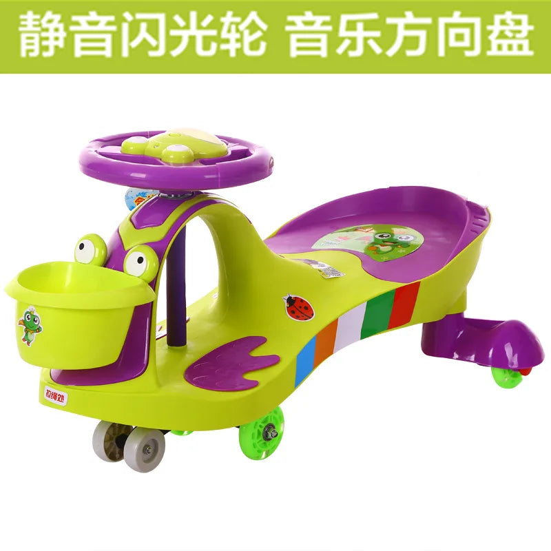 Children Twisted Car Balance Car Yo-Yo Car Universal Wheel Baby Sliding Toy New Swing Car Ride on Tricycle