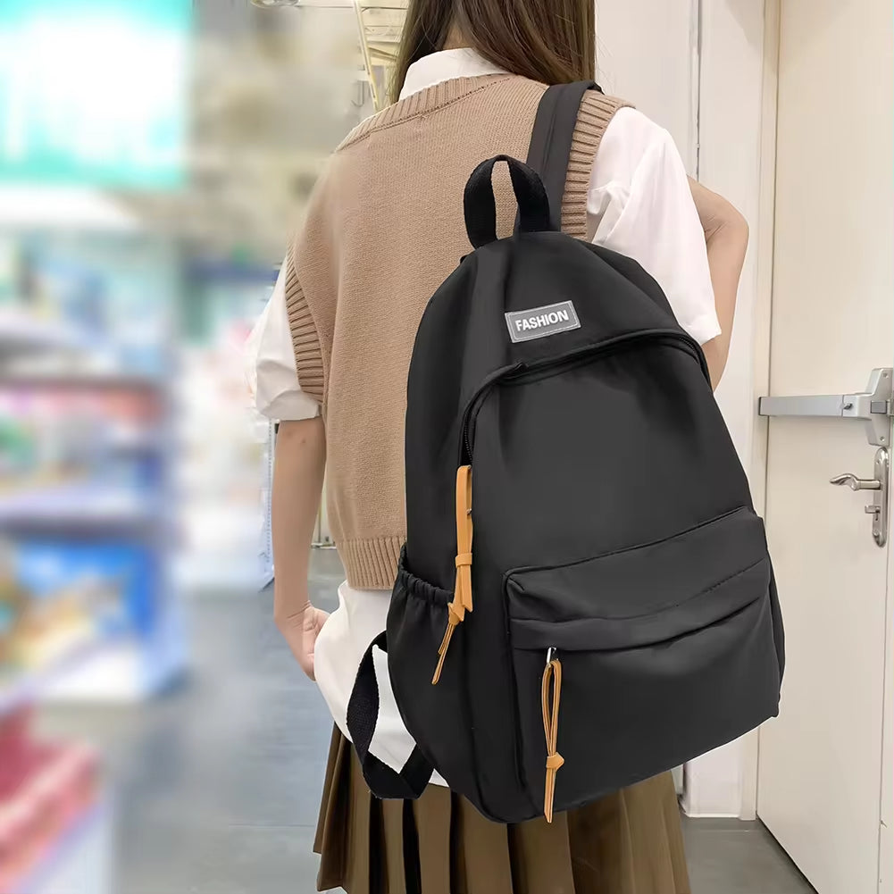 Women Backpack Casual Candy Color Student School Bag Large Capacity Fashion Backpack for Office Travel School Korean Backpack