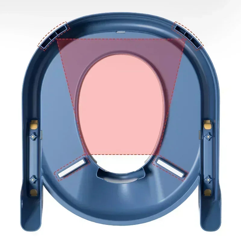 Baby Toilet Folding Rack Step Stool Stair Style Children'S Toilet Boy and Girlchild Step Seat Ring Baby Potty Toilet