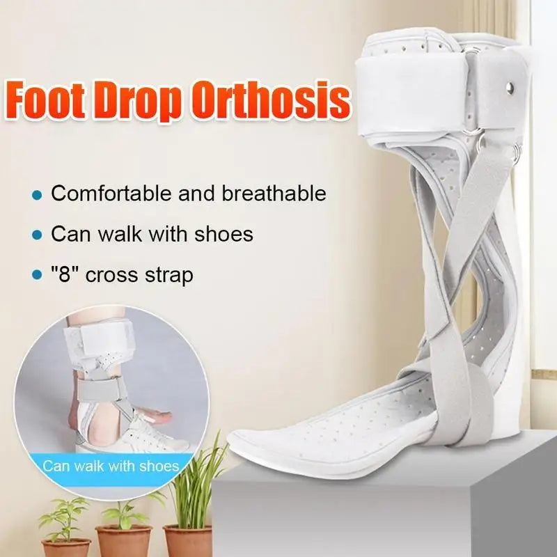 Afo Foot Drop Brace Splint Ankle Foot Orthosis Walking with Shoes or Sleeping for Stroke Hemiplegia Beauty Health