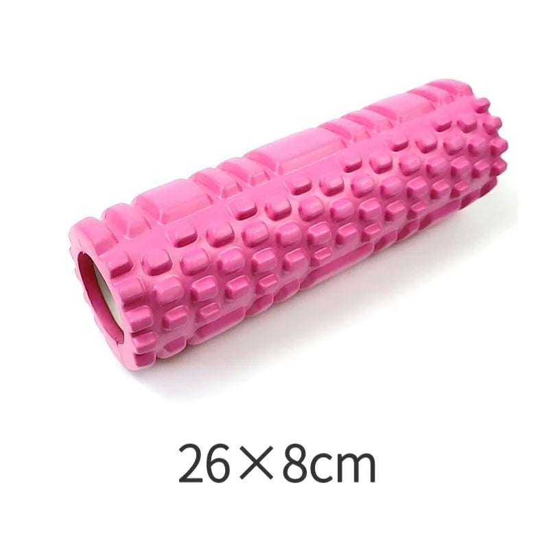 1Pc Foam Massage Roller, Hollow Yoga Column Fitness Equipment for Muscle Massage, Physiotherapy and Sports Rehabilitation, Rolle