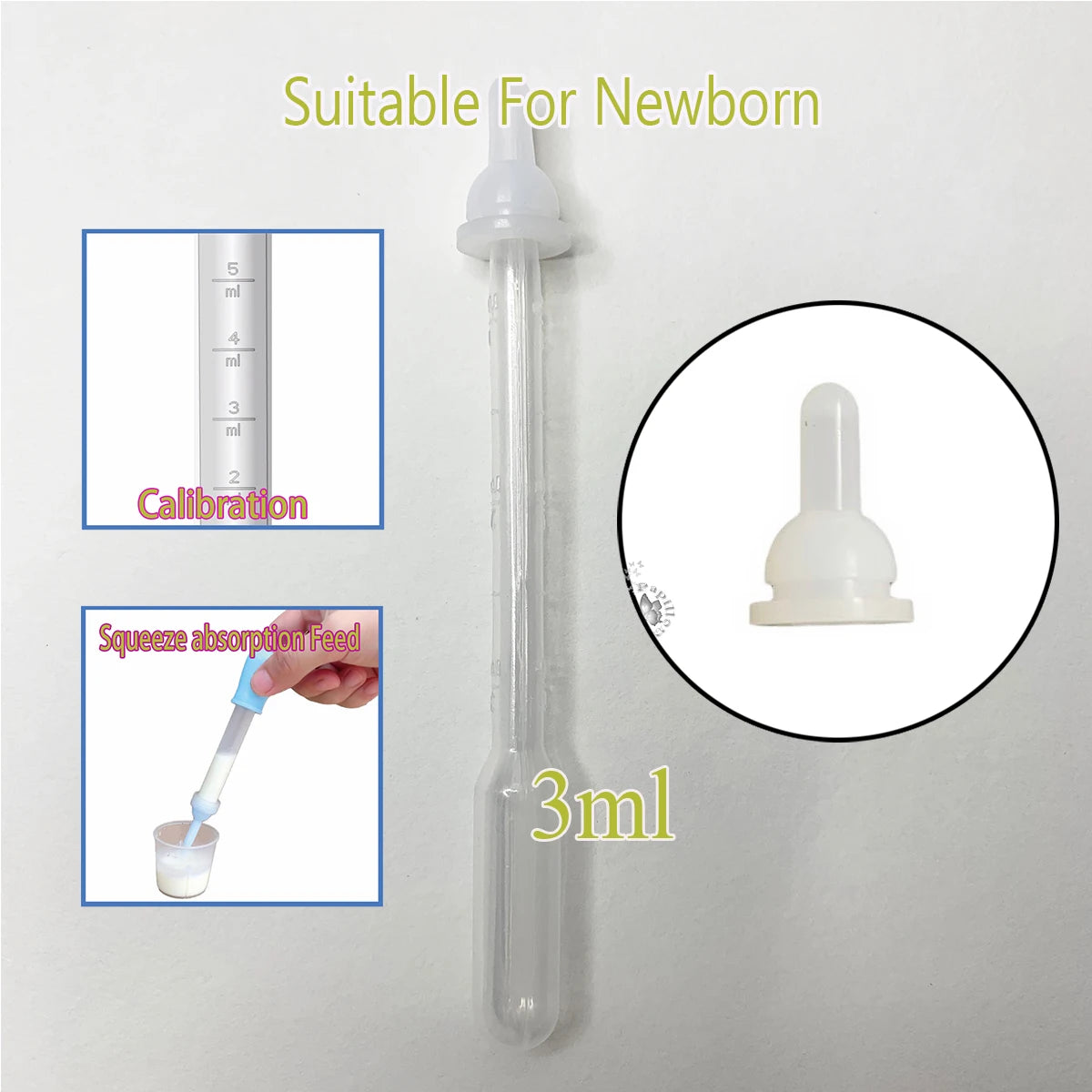 Nursing Feeding Bottle Nipple Brush Kit for Pet Dog Puppy Cat Cat Assessoires 3Ml 5Ml Animal Baby Feeder Pet Products