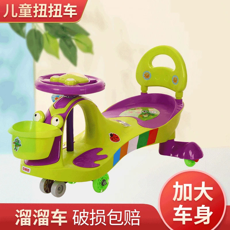 Children Twisted Car Balance Car Yo-Yo Car Universal Wheel Baby Sliding Toy New Swing Car Ride on Tricycle