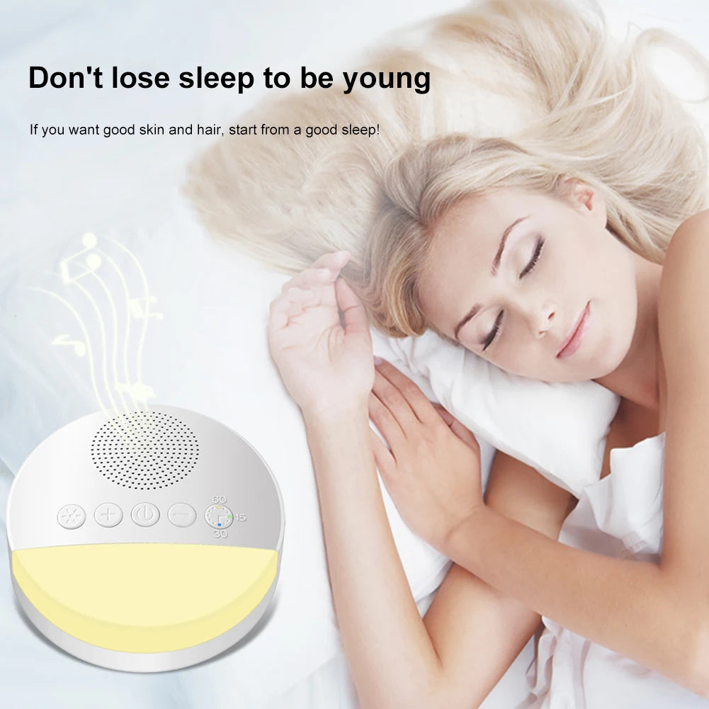 Baby Care Assisted Sleep save Energy White Noise Machine with Night Light Music