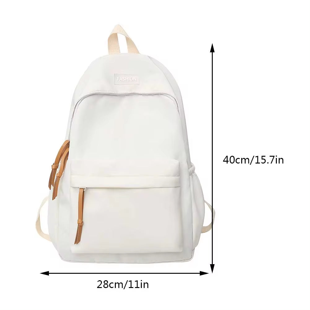 Women Backpack Casual Candy Color Student School Bag Large Capacity Fashion Backpack for Office Travel School Korean Backpack