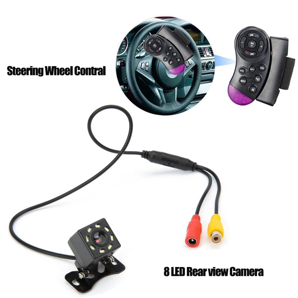 Car Radio 1 Din Autoradio 4022D Bluetooth 4.1" Screen Support Rear View Camera Steering Wheel Contral Car Stereo