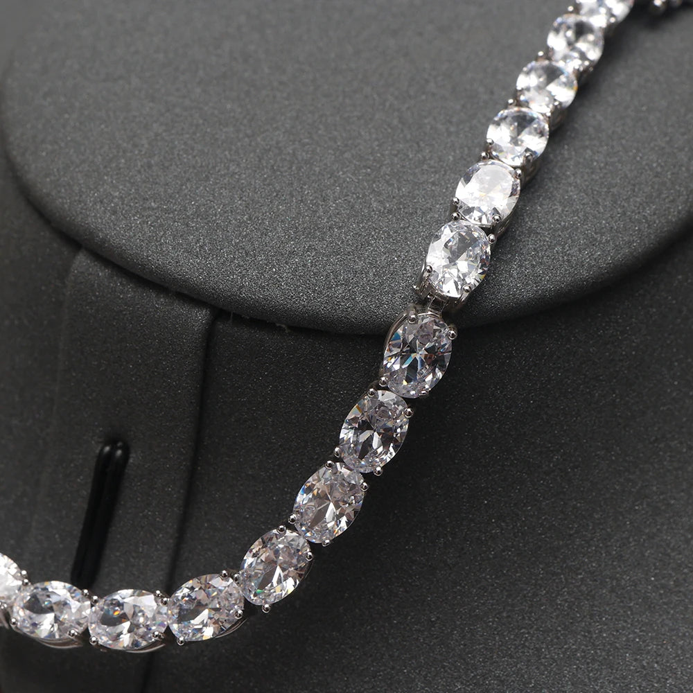 Dubai Necklace Set for Women CZ Crystal Sets Water Drop Cubic Zircon Wedding Jewelry Sets Brides Accessories Jewelry Sets