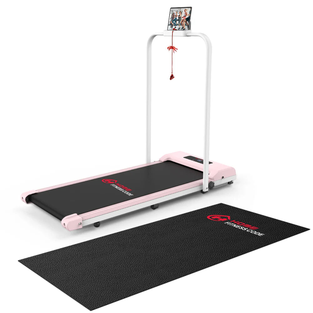 Space Saving Motorised Treadmill Walking Machine with LCD Display