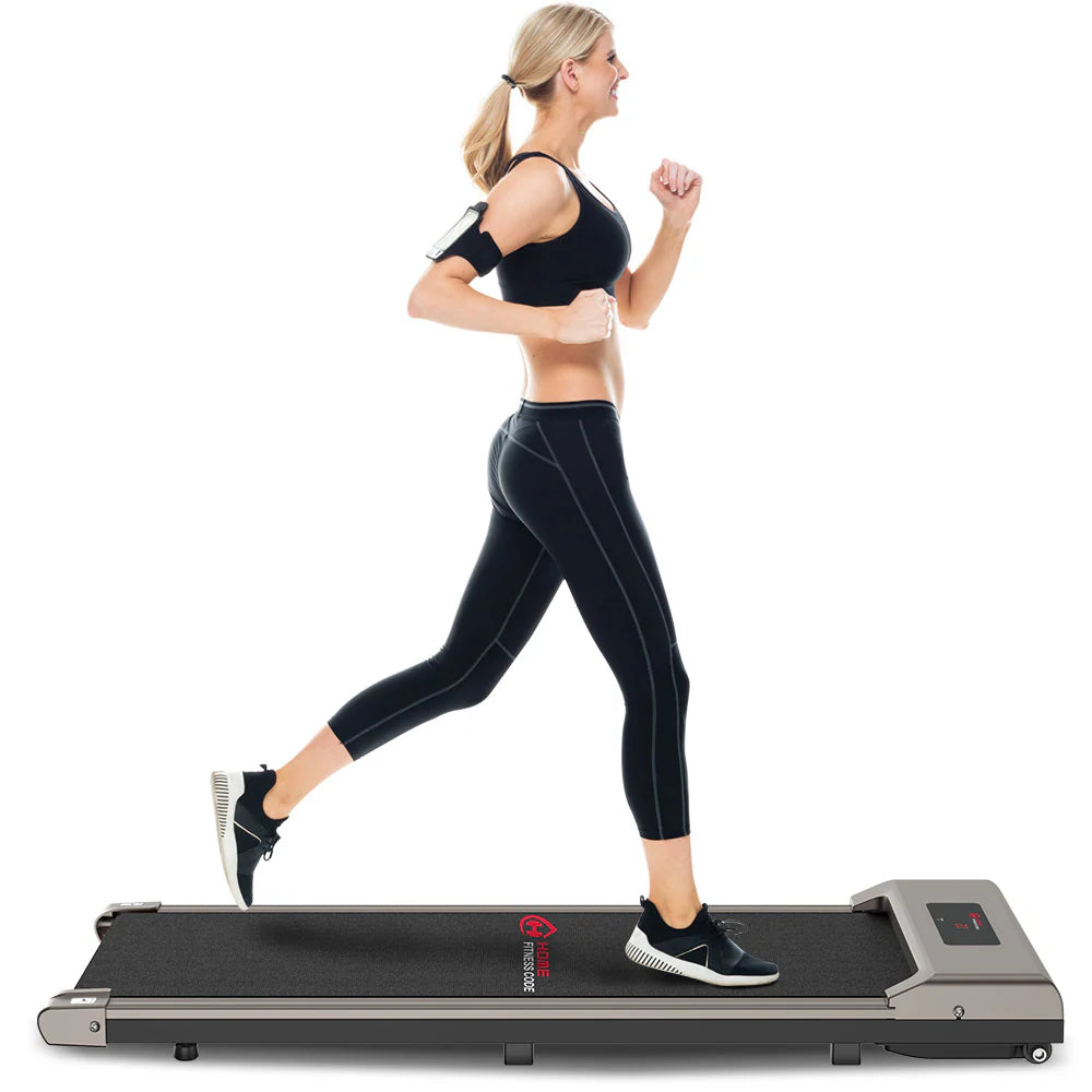 Space Saving Motorised Treadmill Walking Machine with LCD Display