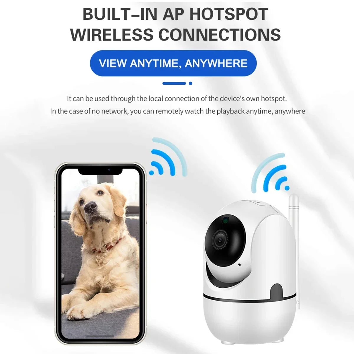 Wifi Surveillance Camera Baby Monitor 1080P CCTV HD Smart IP Security Camera Two Way Talk Night Vision Intelligent Tracking