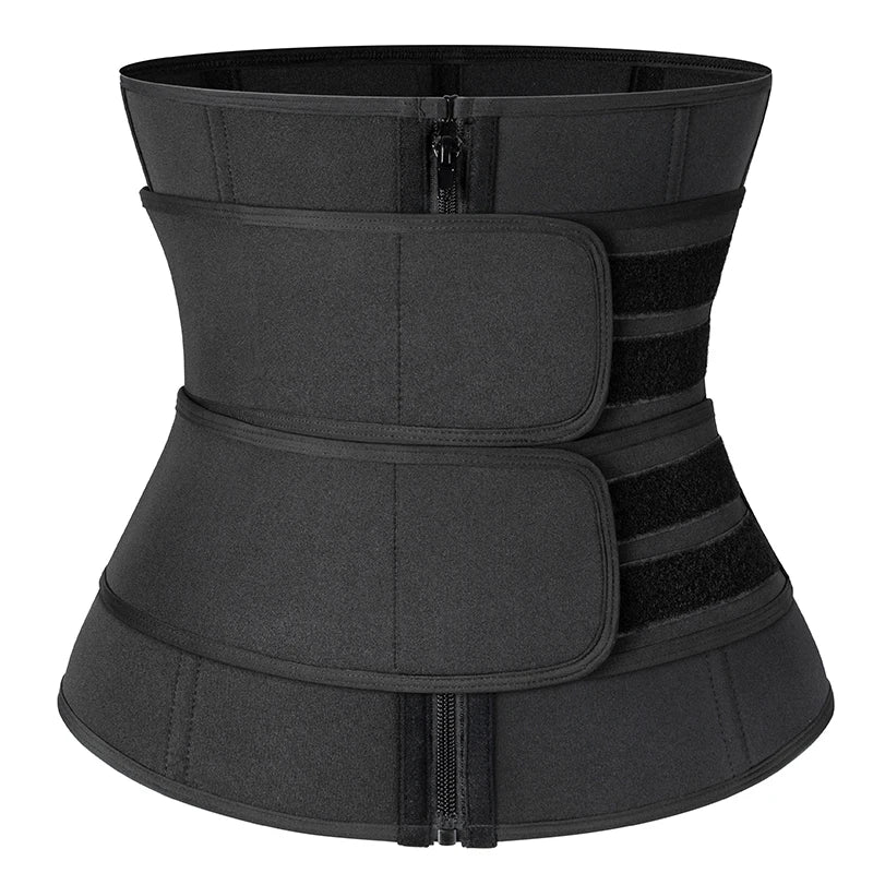 13 Steel Boned Waist Trainer Corset Cincher Sauna Sweat Faja Sport Girdle Slimming Shaper Abdominal Trimmer Belt Straps Modeling