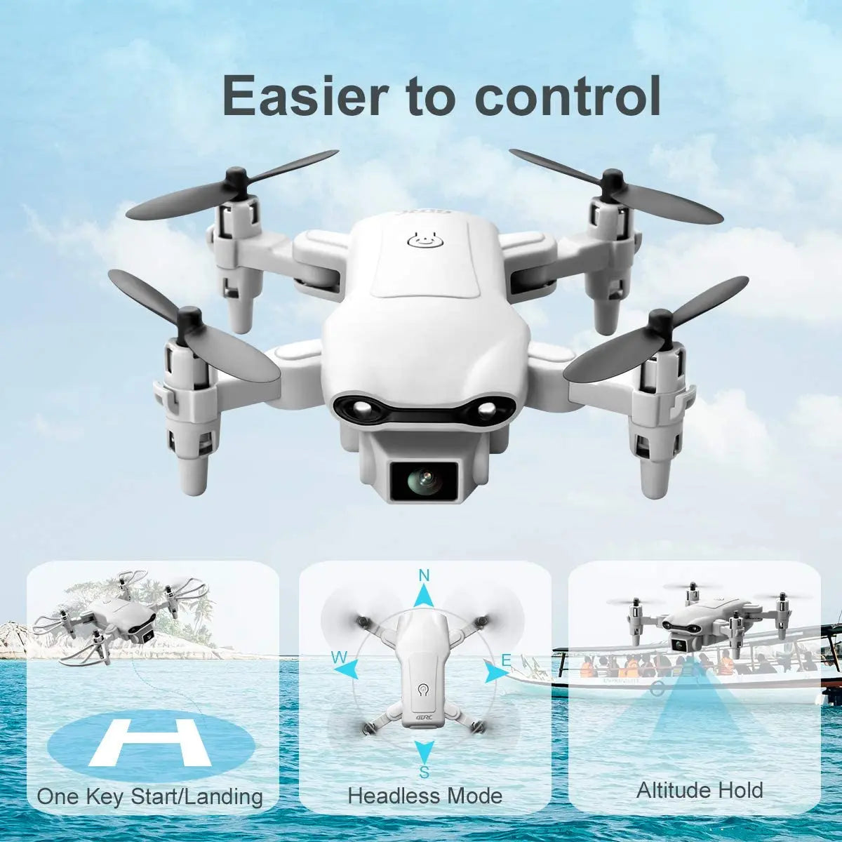 New V9 Mini Drone 4K Profession HD Wide Angle Camera 1080P Wifi Fpv Drone Dual Camera Height Keep Drones Camera Helicopter Toys