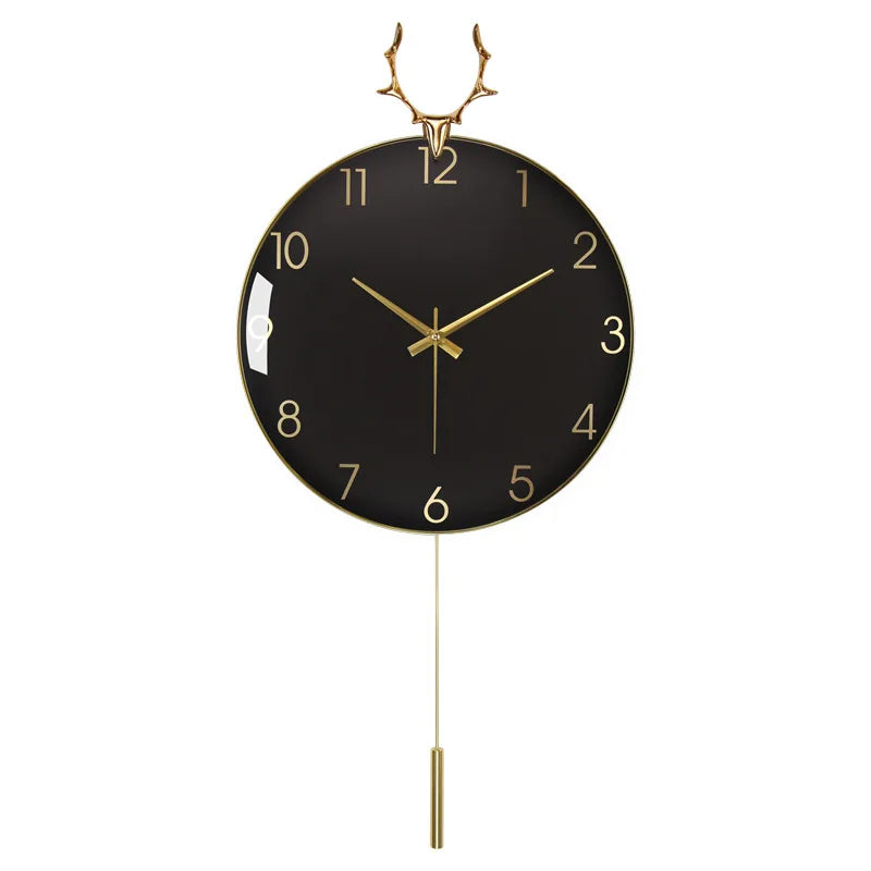 Nordic Luxury Wall Clock for Home, Swing Clock, Minimalist Modern Circular Watch, Art Quartz Hanging Home Watch