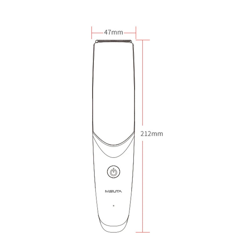 Baby Hair Trimmer USB Eletric Protable Low Noise Baby Care Children Shaver Kids Hair Clipper