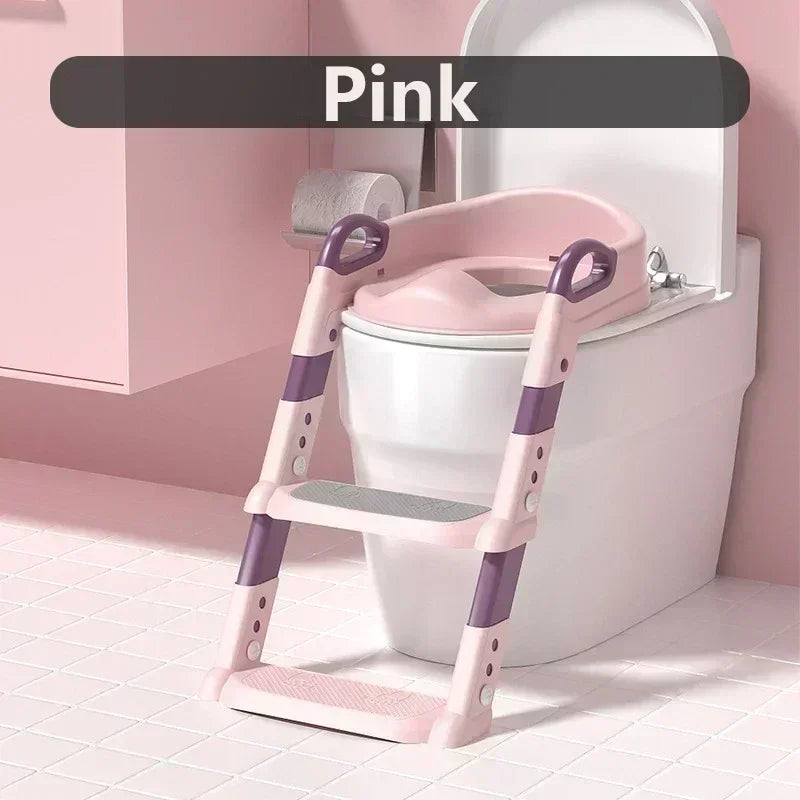 Baby Toilet Folding Rack Step Stool Stair Style Children'S Toilet Boy and Girlchild Step Seat Ring Baby Potty Toilet