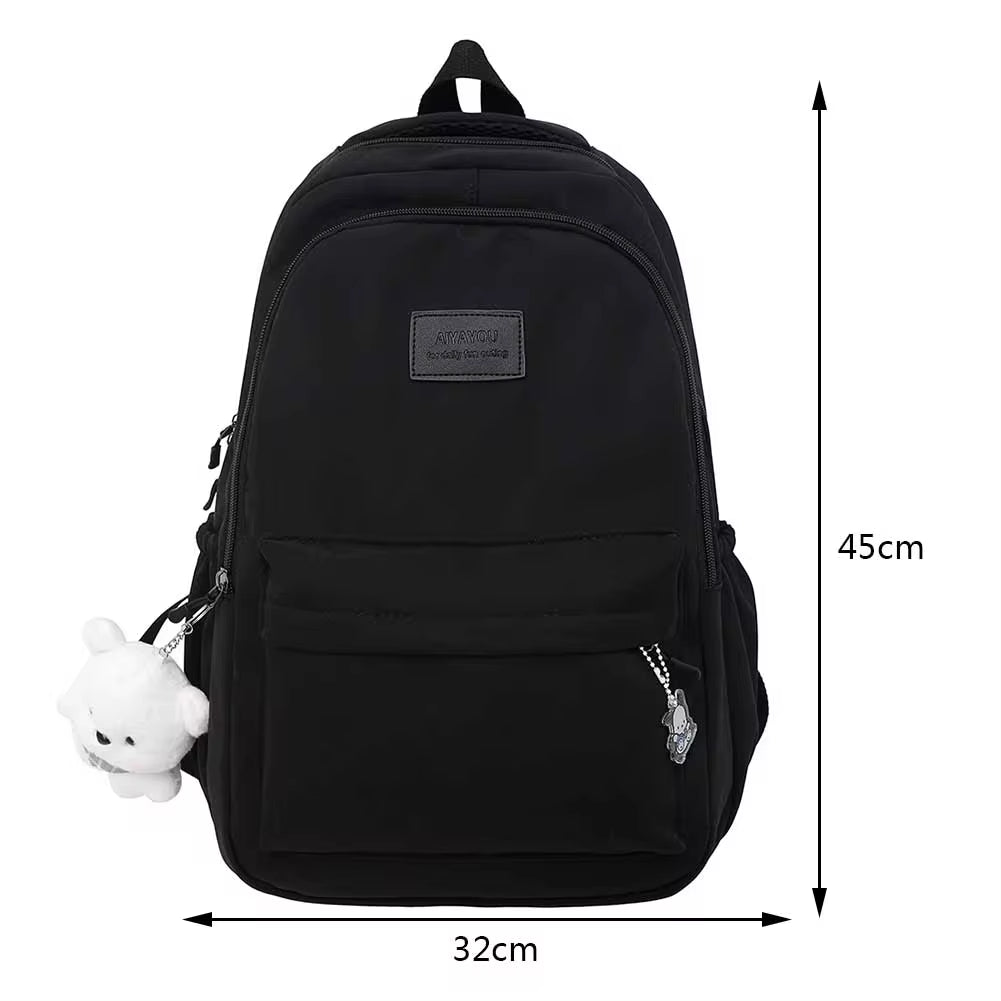 Women Backpack Casual Candy Color Student School Bag Large Capacity Fashion Backpack for Office Travel School Korean Backpack