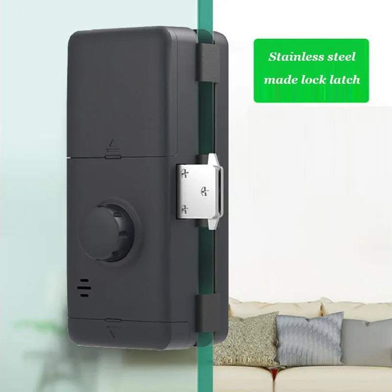 Smart Glass Door Lock Swing Slide Door Lock Bometric Fingerprint Electronic Lock Office Wood Door Security Keypad Lock